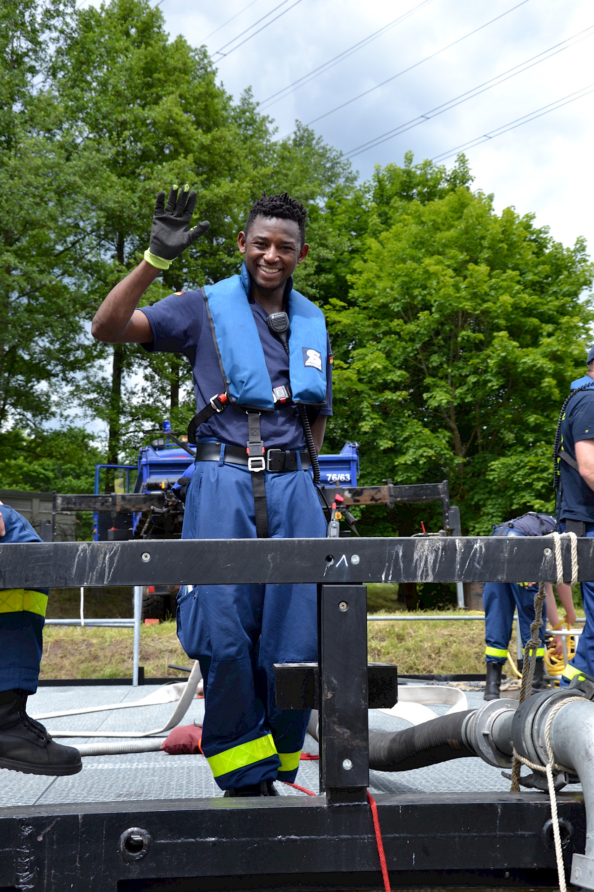 Volle Kraft voraus bei der Mehrtagesübung des THW Lohr
