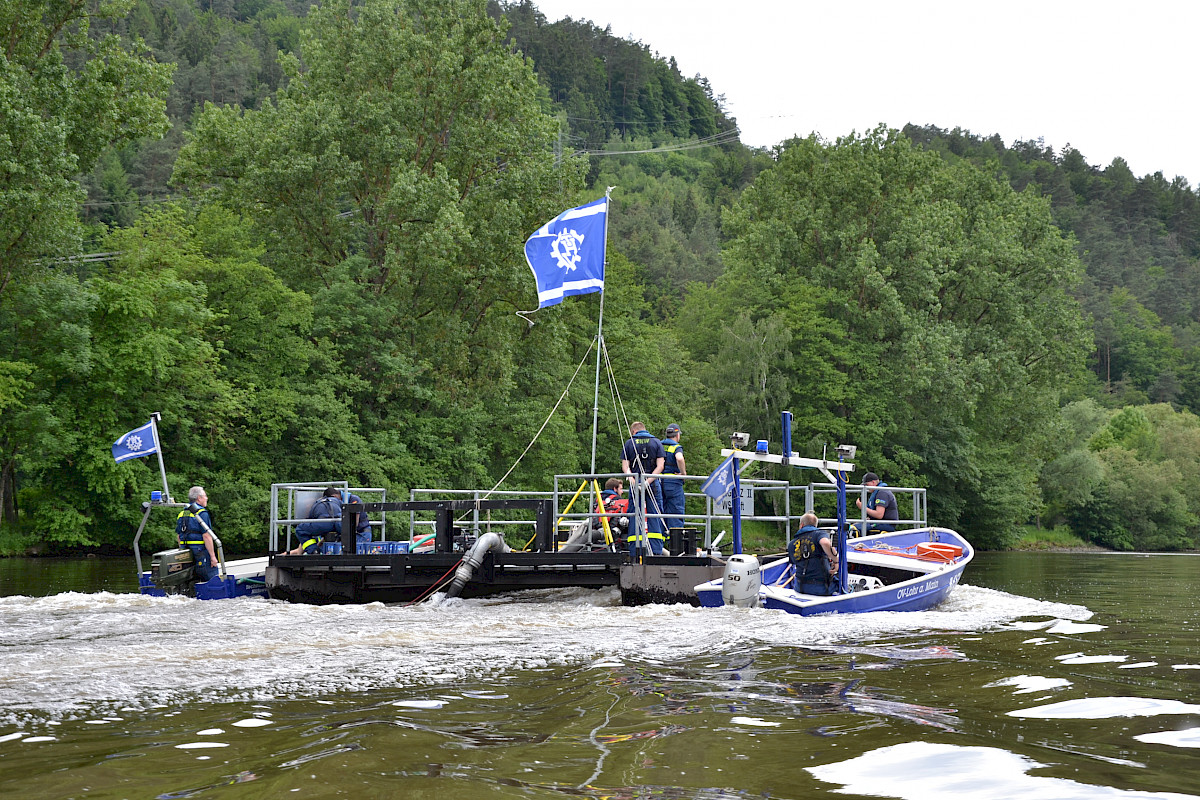 Volle Kraft voraus bei der Mehrtagesübung des THW Lohr