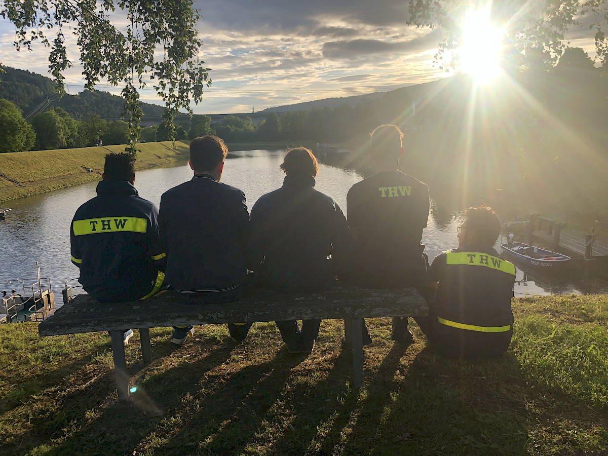 Volle Kraft voraus bei der Mehrtagesübung des THW Lohr