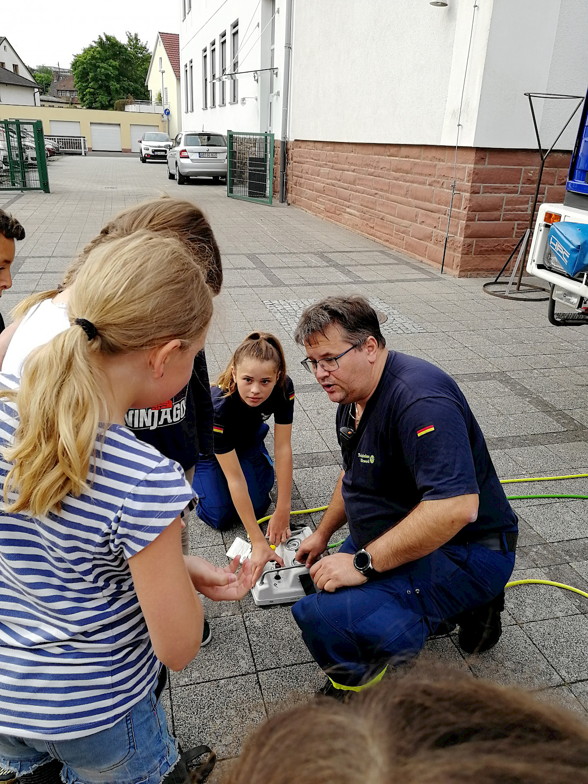 THW Technik Tag in der Realschule und Grundschule