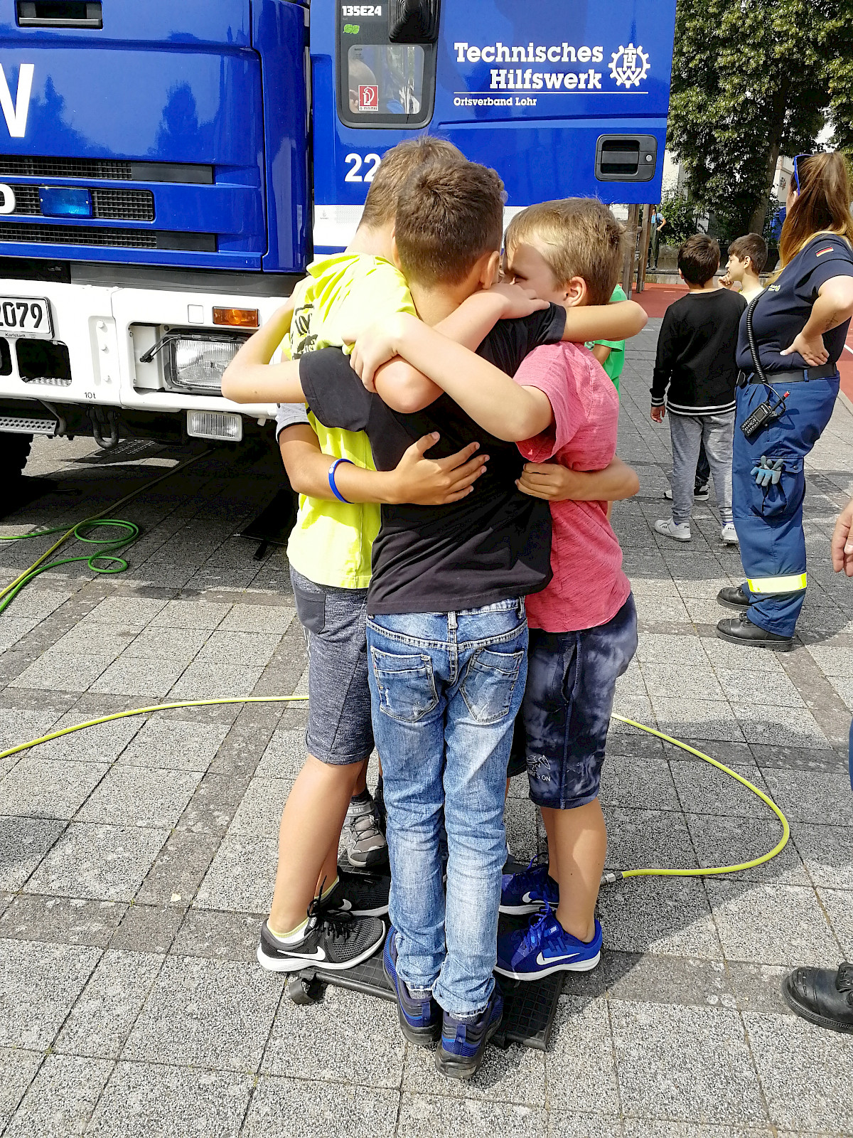 THW Technik Tag in der Realschule und Grundschule