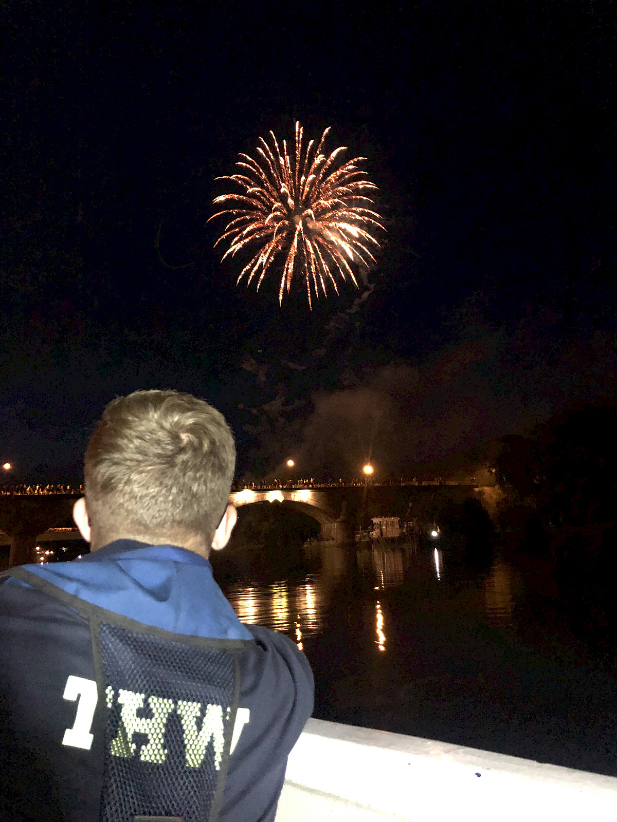 Wir gemeinsam für Lohr, Absicherung des Feuerwerkes der Lohrer Spessartfestwoche