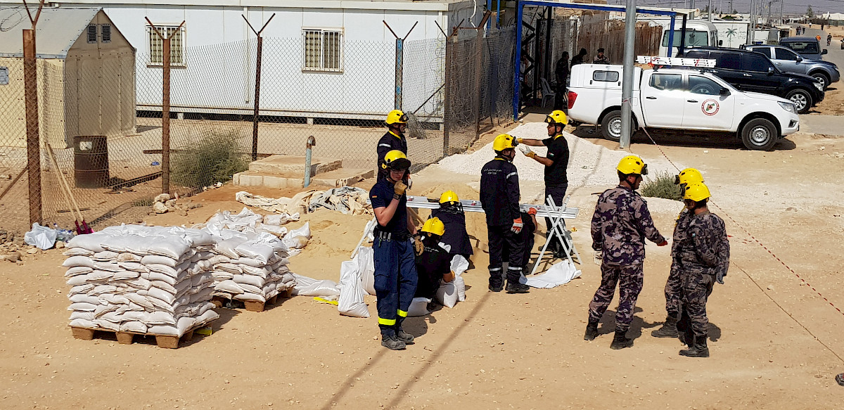 Pumpausbildung in der Wüste – THW-Helfer Michael Nätscher im Auslandseinsatz in Jordanien