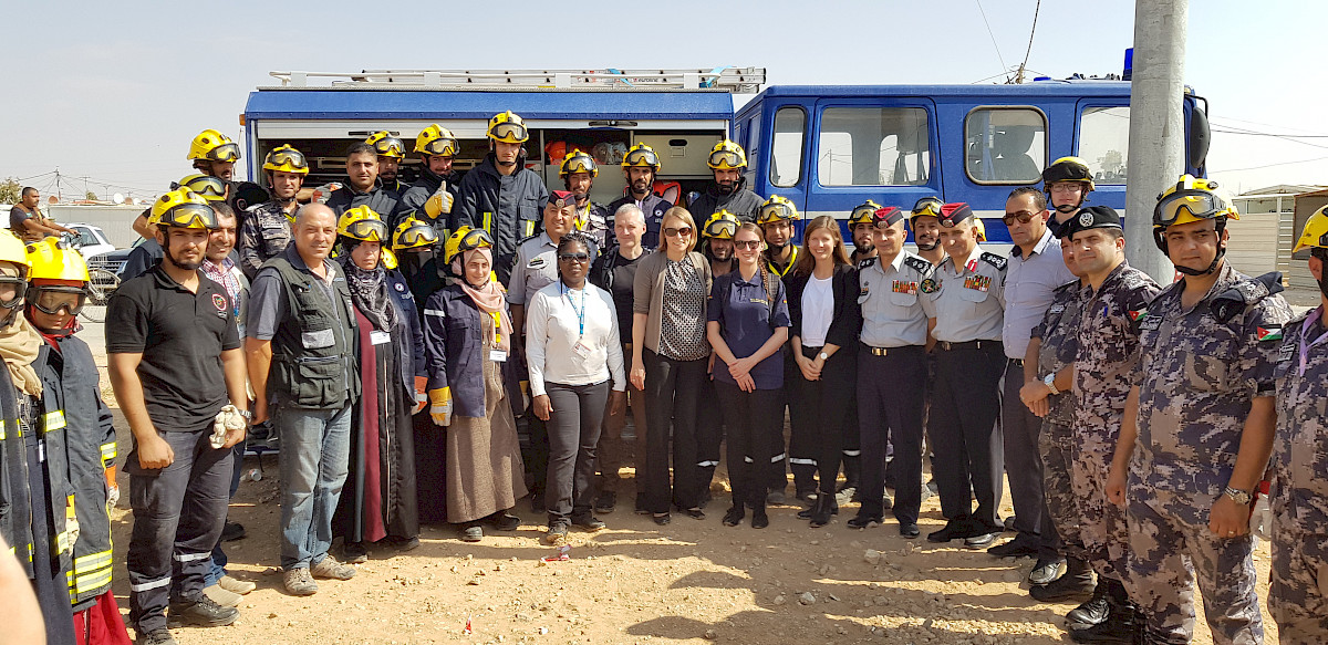 Pumpausbildung in der Wüste – THW-Helfer Michael Nätscher im Auslandseinsatz in Jordanien