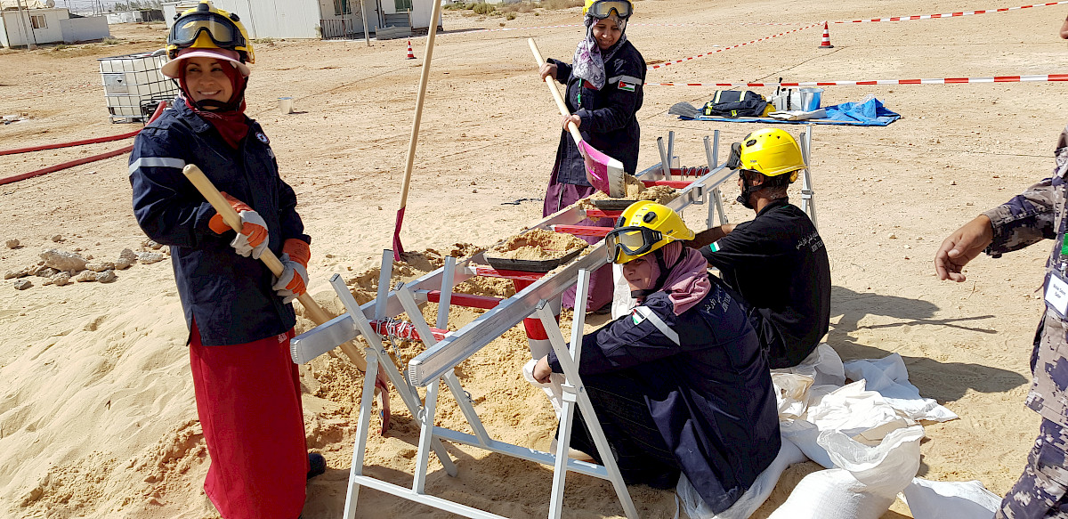 Pumpausbildung in der Wüste – THW-Helfer Michael Nätscher im Auslandseinsatz in Jordanien