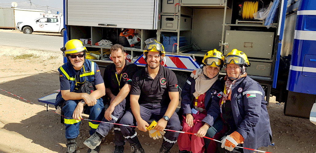 Pumpausbildung in der Wüste – THW Helfer Michael Nätscher im Auslandseinsatz in Jordanien