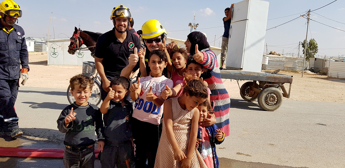 Pumpausbildung in der Wüste – THW-Helfer Michael Nätscher im Auslandseinsatz in Jordanien