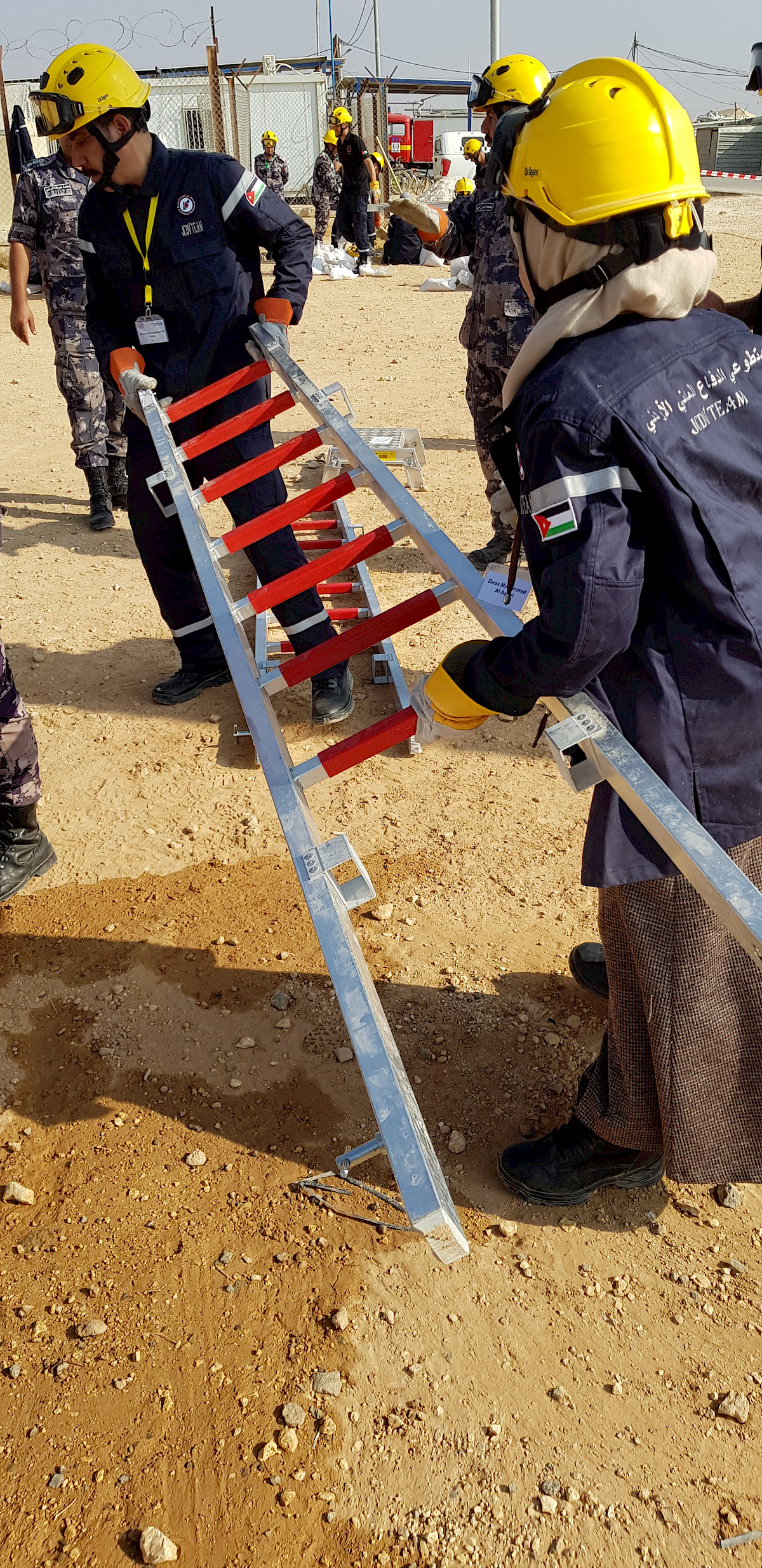 Pumpausbildung in der Wüste – THW-Helfer Michael Nätscher im Auslandseinsatz in Jordanien