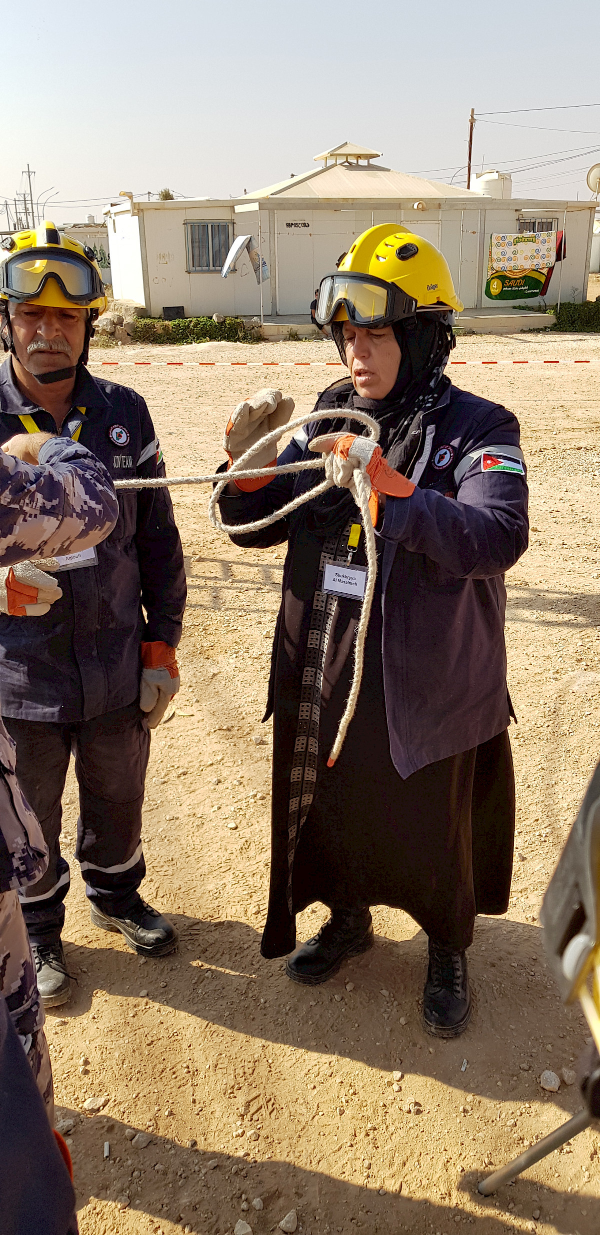 Pumpausbildung in der Wüste – THW-Helfer Michael Nätscher im Auslandseinsatz in Jordanien