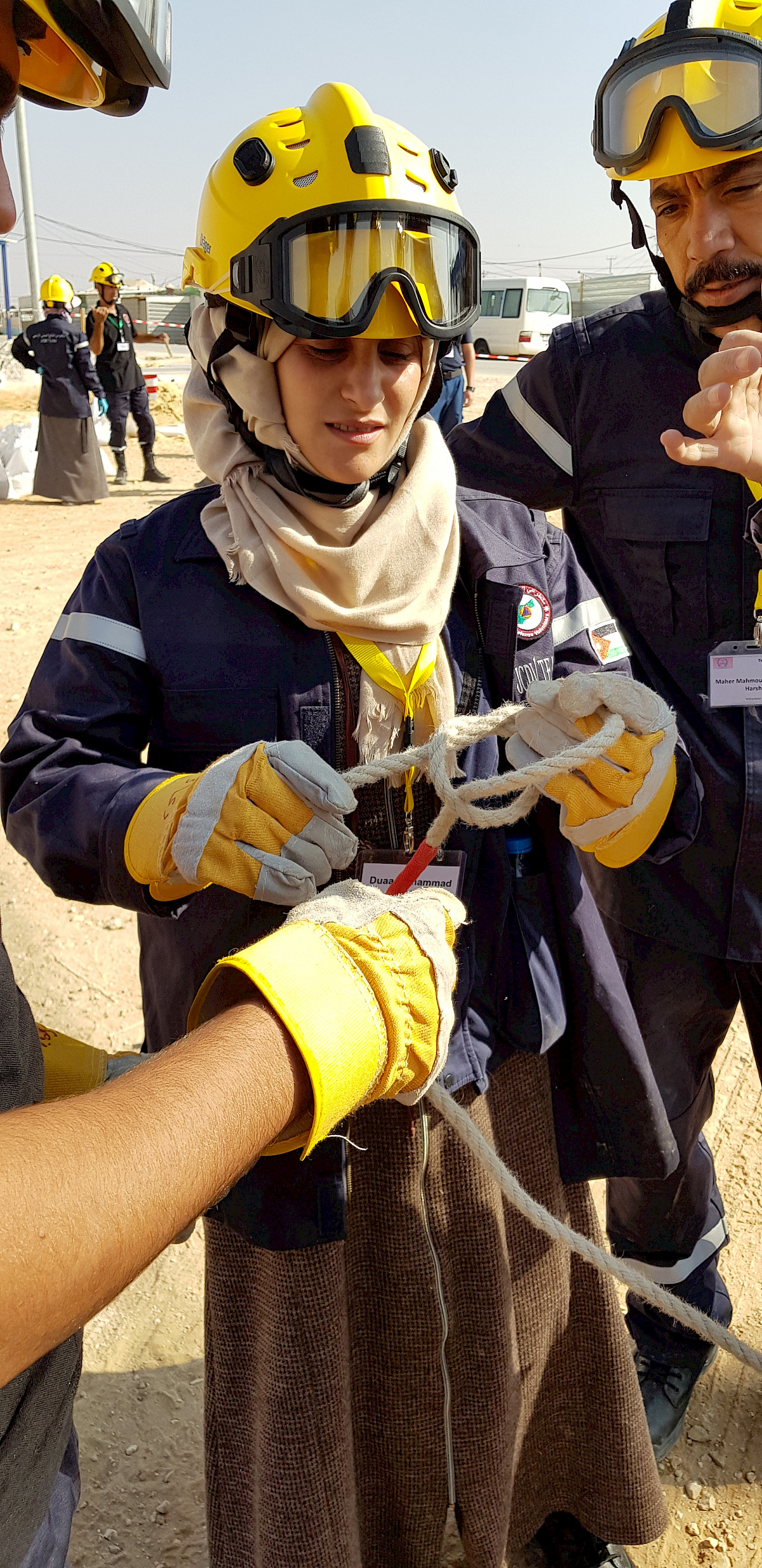 Pumpausbildung in der Wüste – THW-Helfer Michael Nätscher im Auslandseinsatz in Jordanien