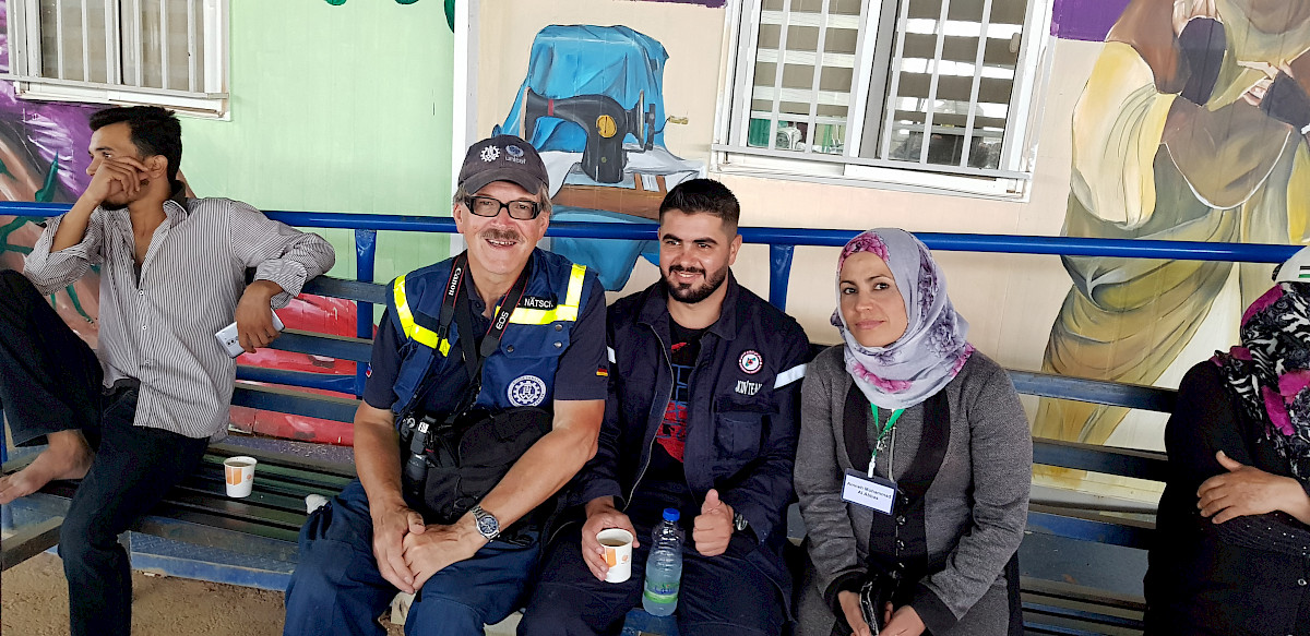 Pumpausbildung in der Wüste – THW-Helfer Michael Nätscher im Auslandseinsatz in Jordanien