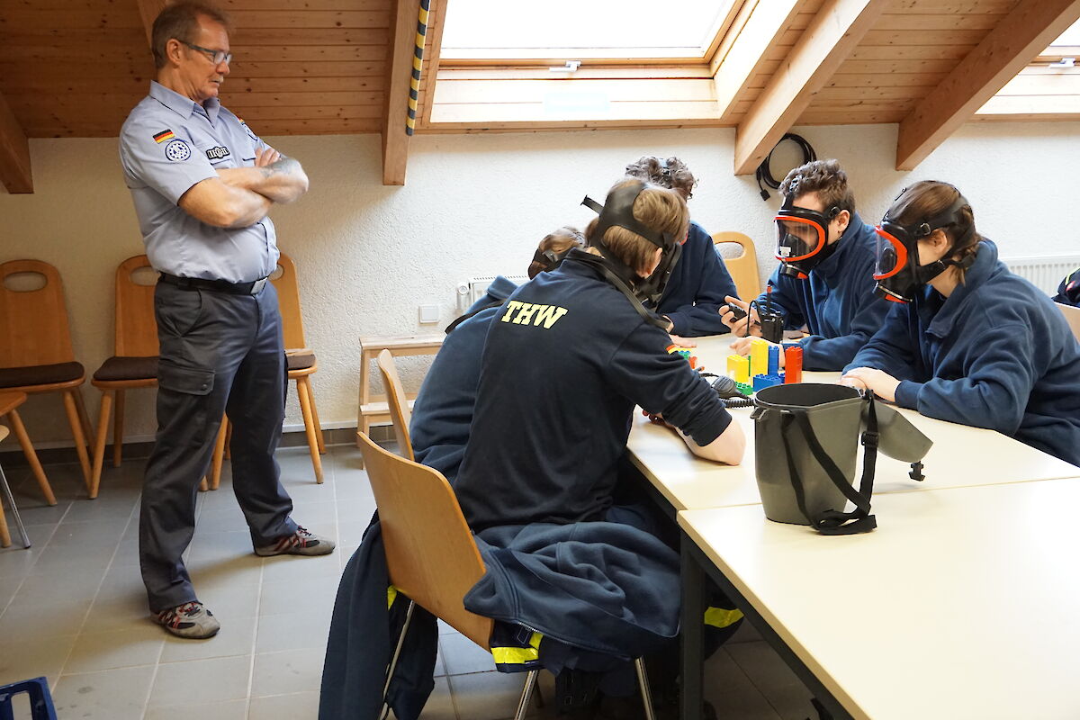 Bereichsausbildung Atemschutzgeräteträger beim THW Lohr