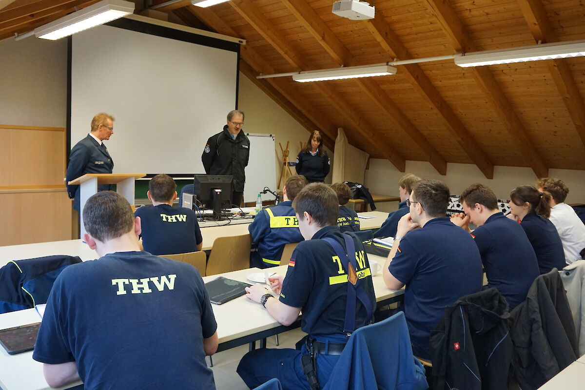 Bereichsausbildung Atemschutzgeräteträger beim THW Lohr