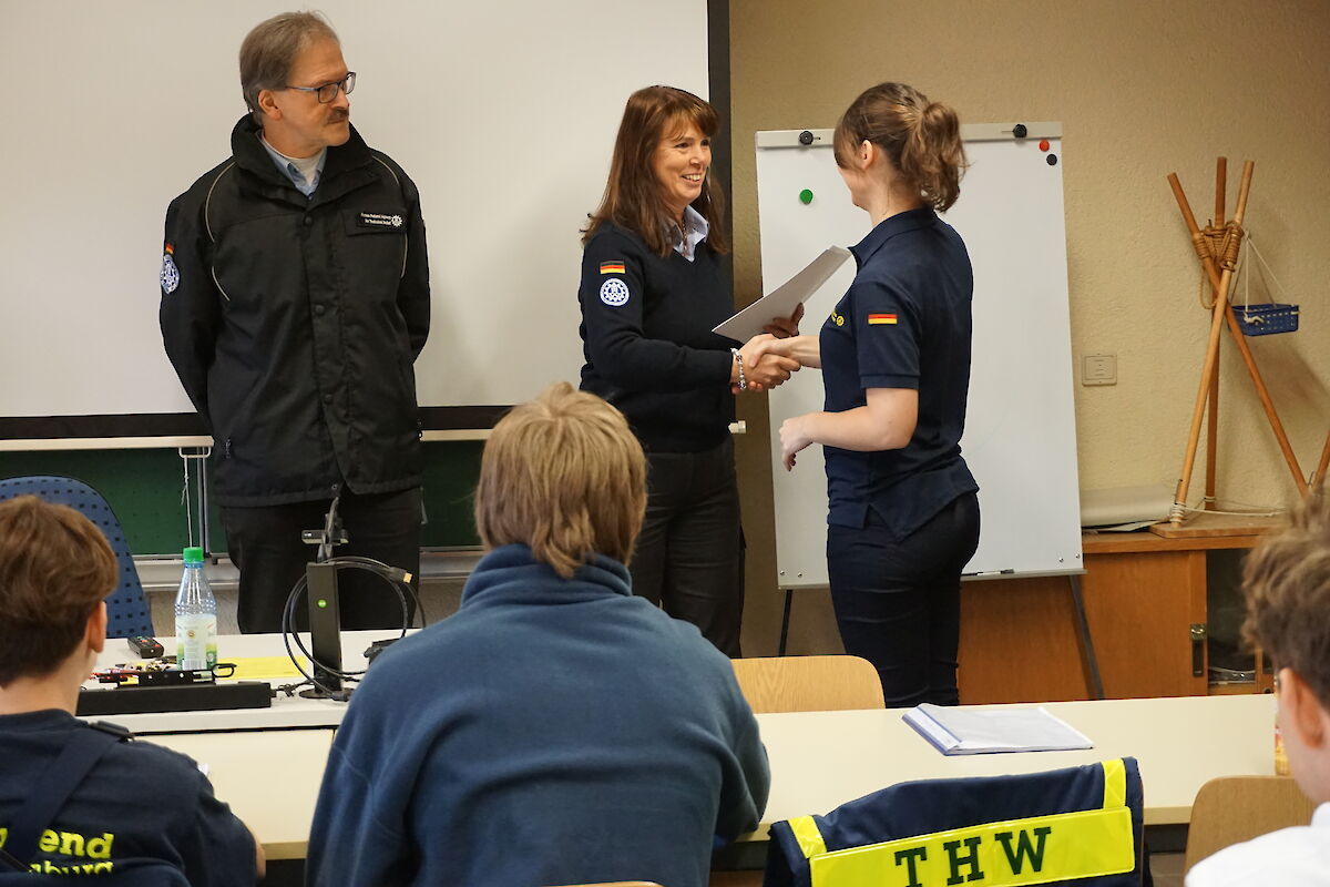 Bereichsausbildung Atemschutzgeräteträger beim THW Lohr