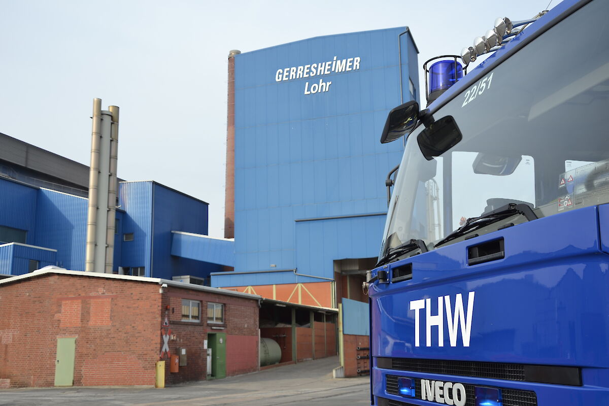 Bereichsausbildung Atemschutzgeräteträger beim THW Lohr