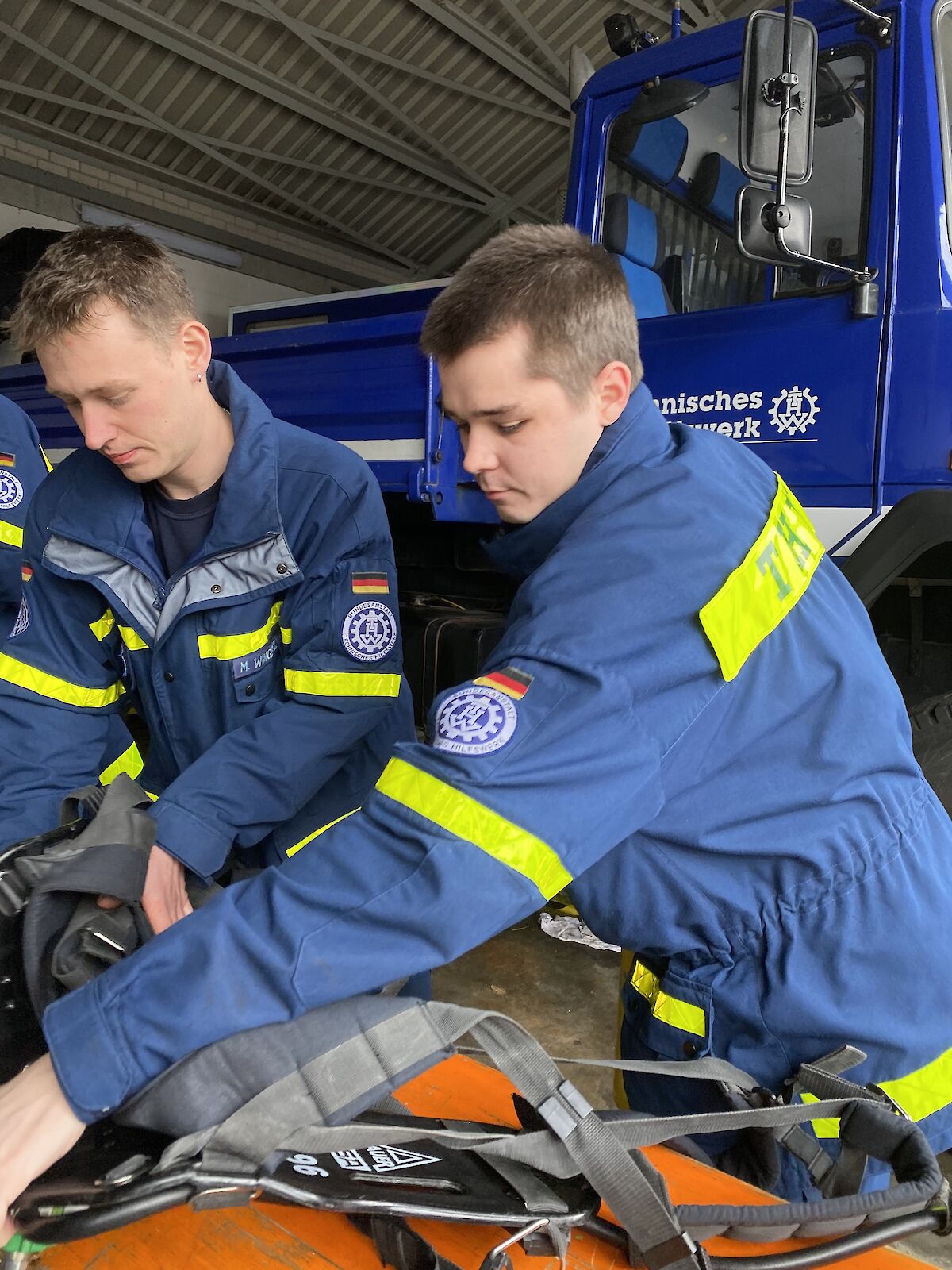 Bereichsausbildung Atemschutzgeräteträger beim THW Lohr