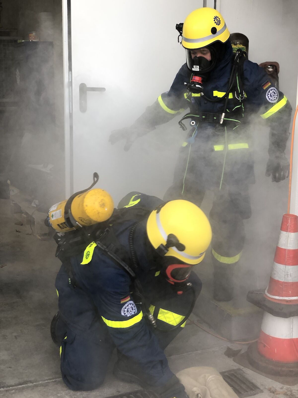 Bereichsausbildung Atemschutzgeräteträger beim THW Lohr