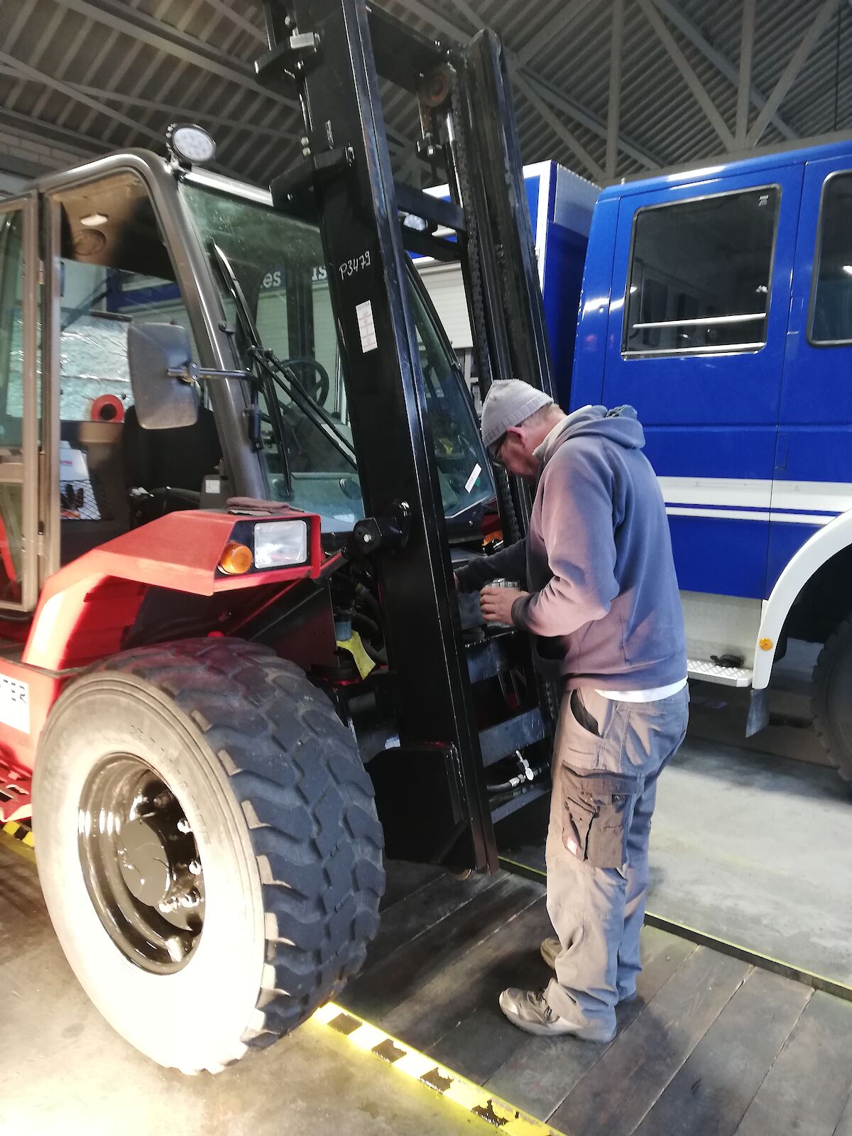 Gabelstapler für den OV Lohr