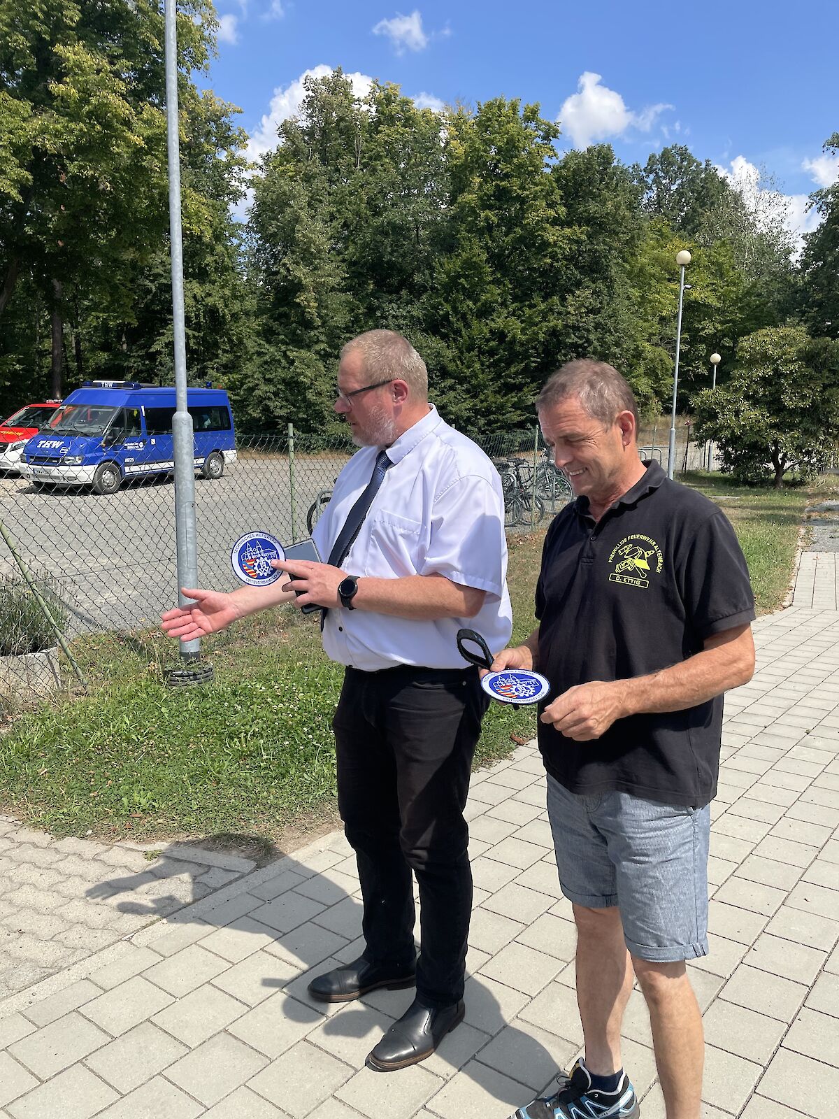 THW  Lohr besucht Bürgerfest in Grimma
