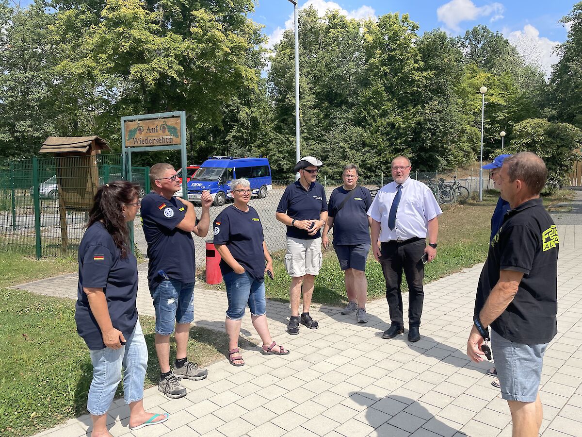 THW  Lohr besucht Bürgerfest in Grimma