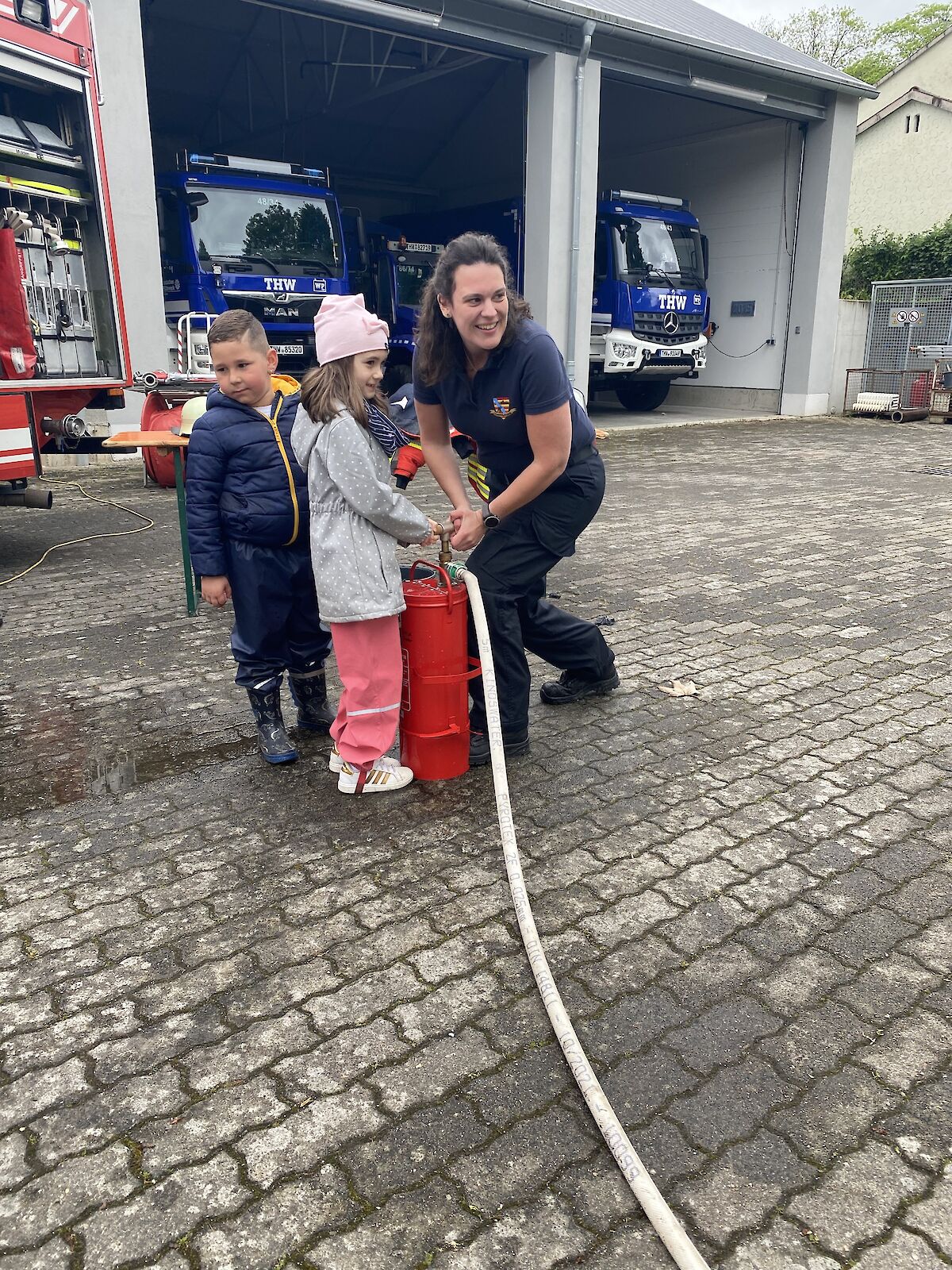 Endlich wieder Blaulichttag im THW Lohr