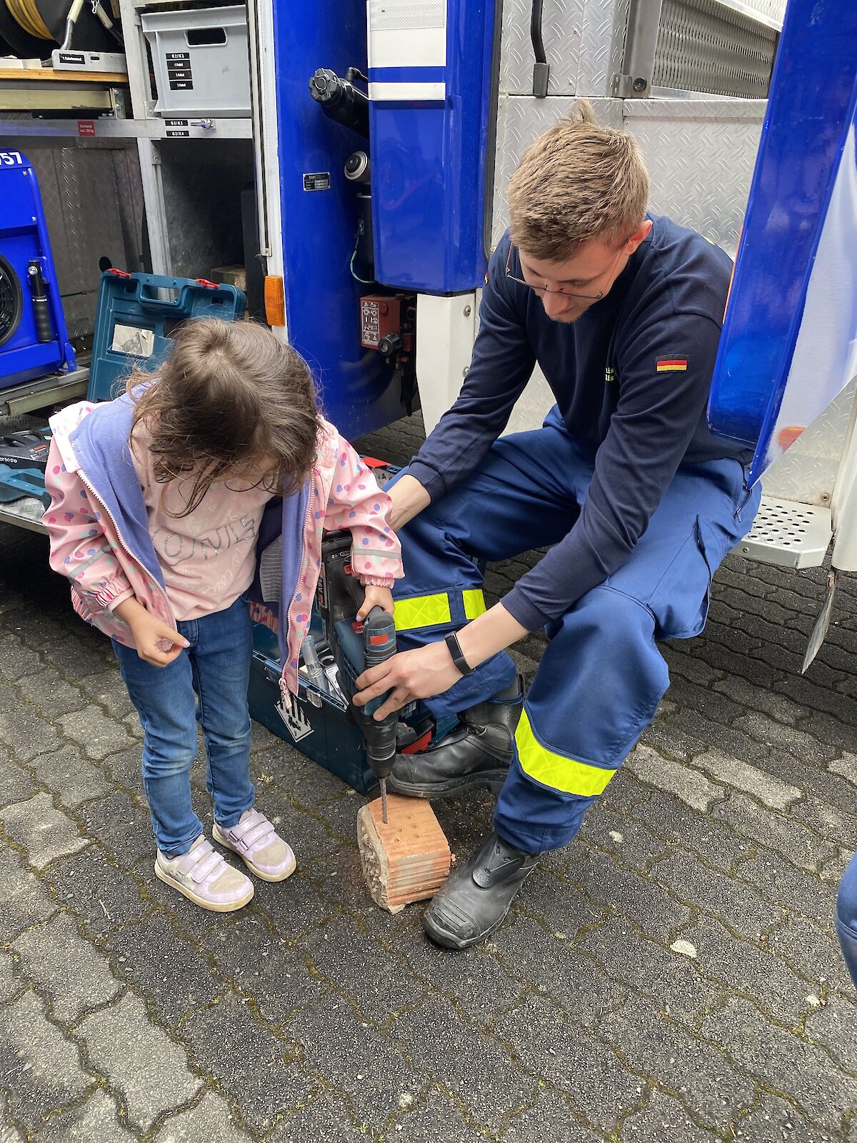 Endlich wieder Blaulichttag im THW Lohr
