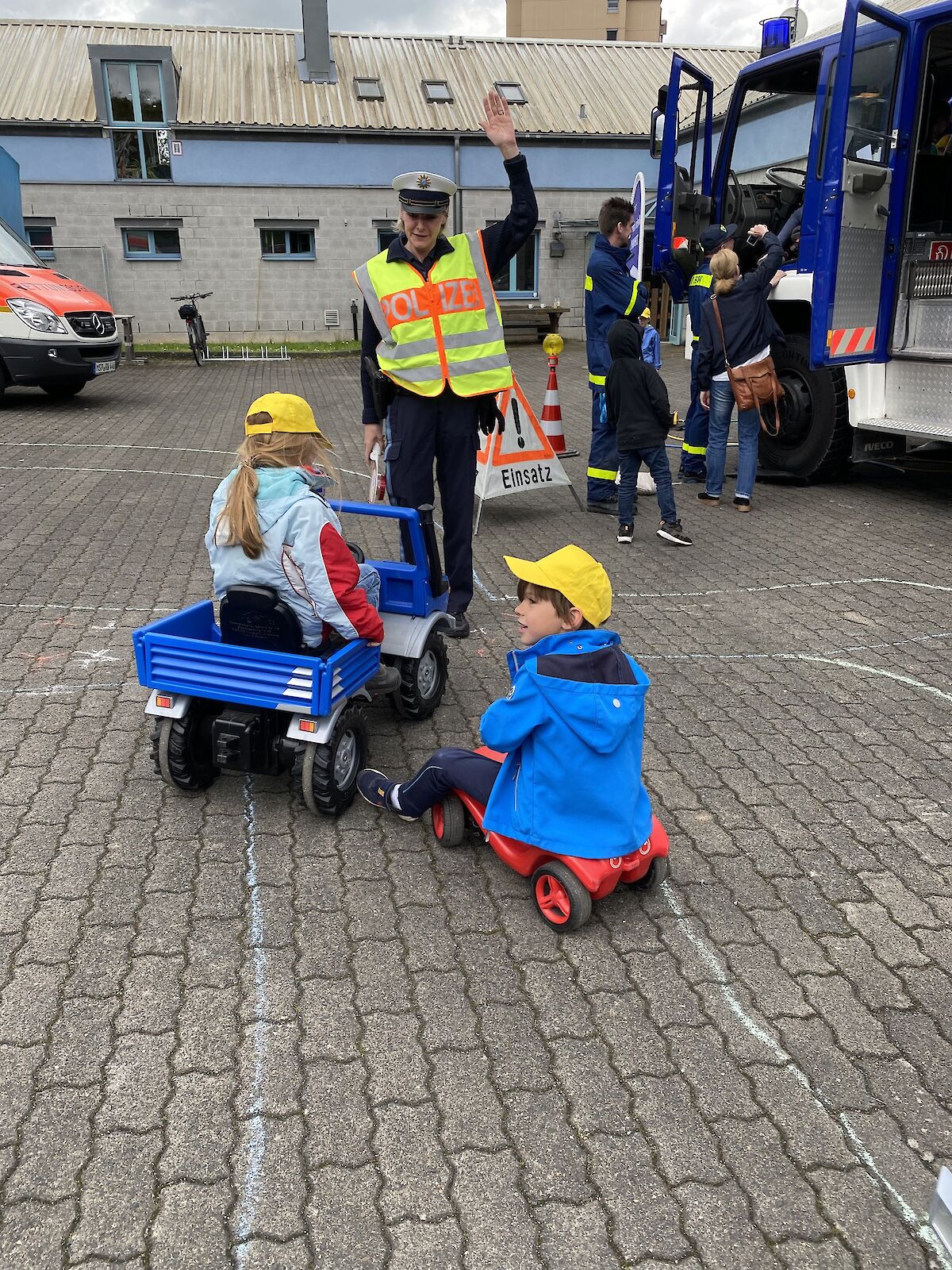 Endlich wieder Blaulichttag im THW Lohr