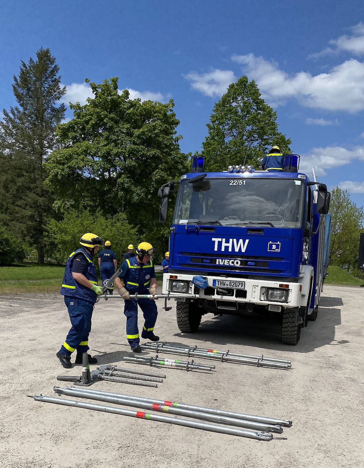 Mehrtagesausbildung Einsatz-Gerüst-System