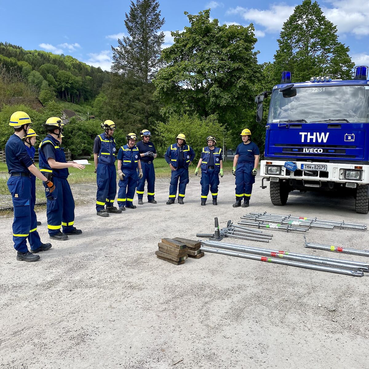 Mehrtagesausbildung Einsatz-Gerüst-System