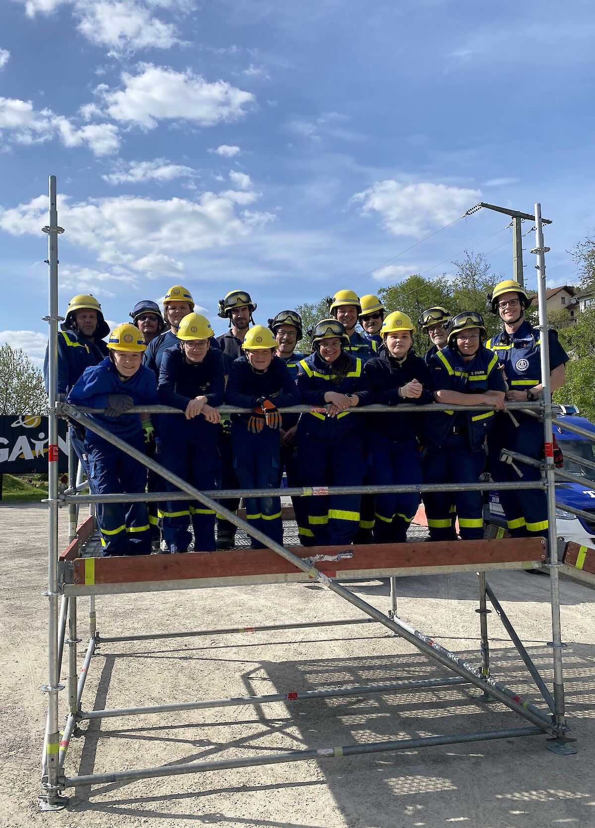 Mehrtagesausbildung Einsatz-Gerüst-System