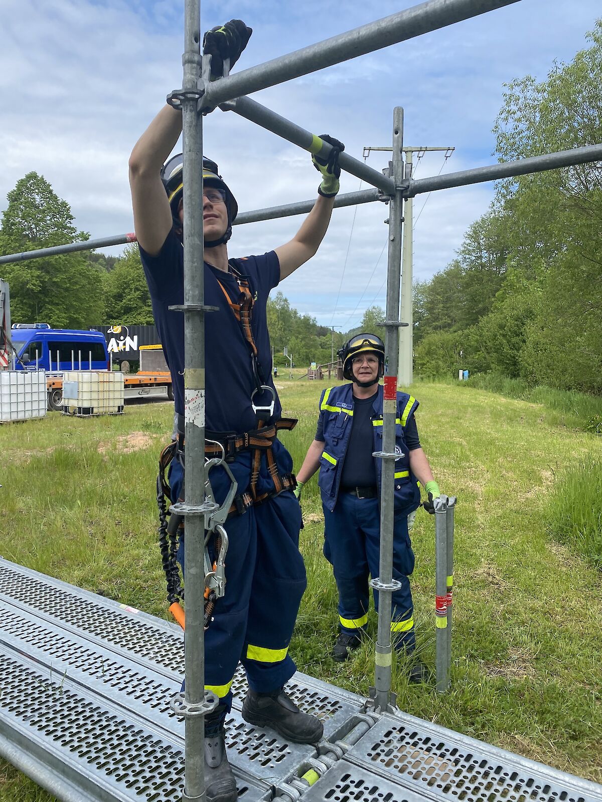 Mehrtagesausbildung Einsatz-Gerüst-System