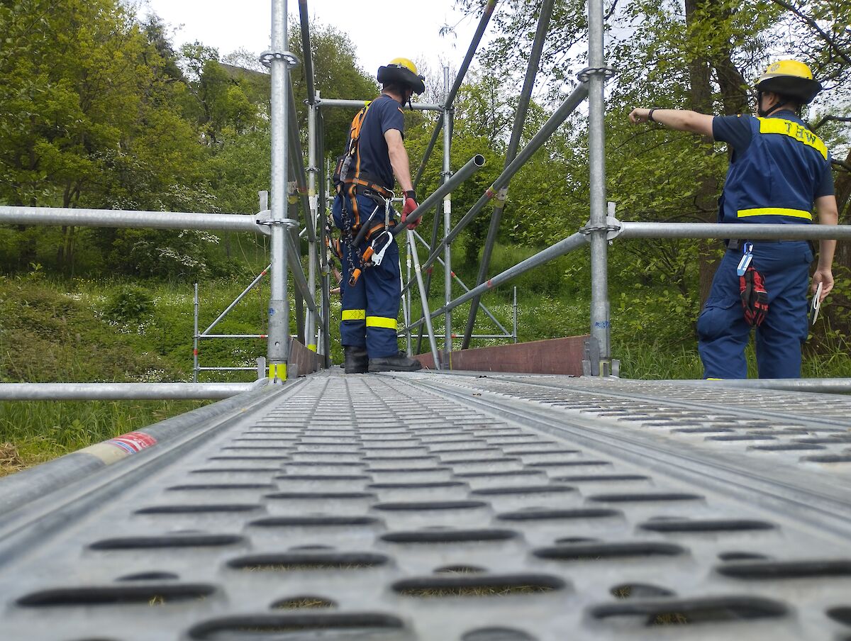 Mehrtagesausbildung Einsatz-Gerüst-System