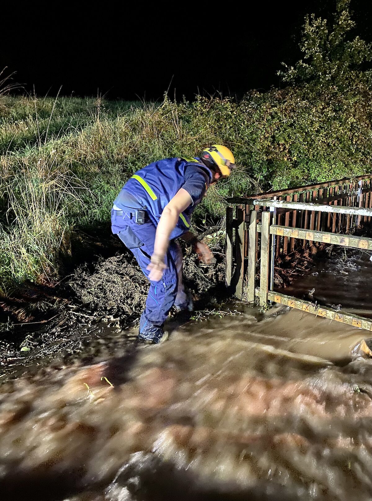 Lange Einsatznacht für unsere THW-Kräfte - Unwetter in Frammersbach