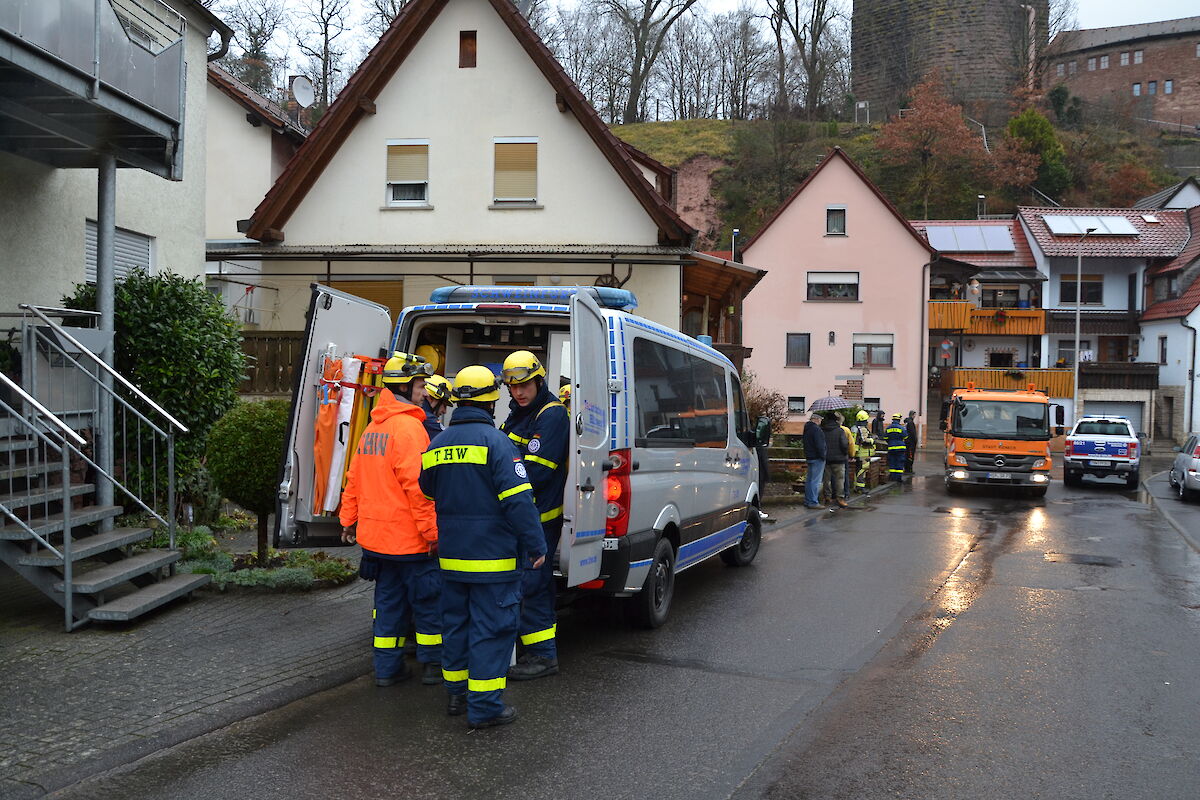 Hangrutsch in Rieneck am Samstag vor Weihnachten fordert die Baulichtorganisationen im Landkreis Main-Spessart