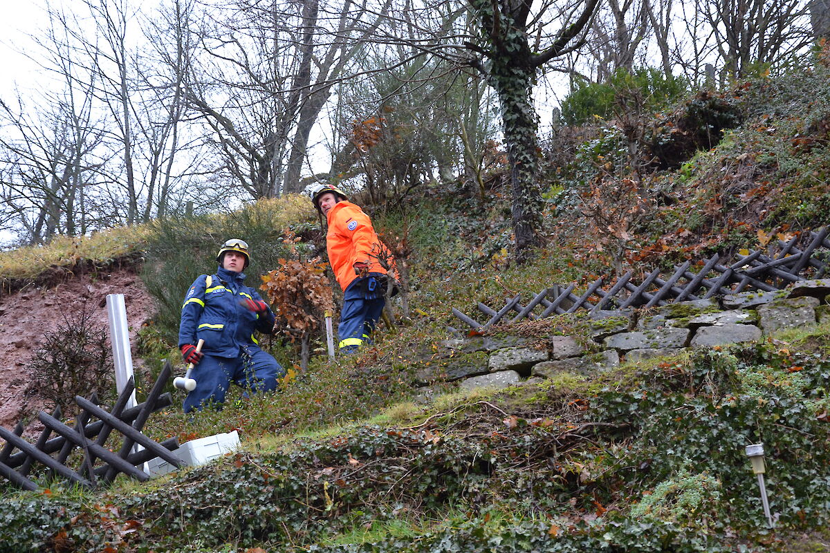 Hangrutsch in Rieneck am Samstag vor Weihnachten fordert die Baulichtorganisationen im Landkreis Main-Spessart