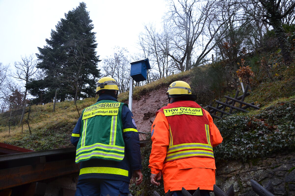 Hangrutsch in Rieneck am Samstag vor Weihnachten fordert die Baulichtorganisationen im Landkreis Main-Spessart