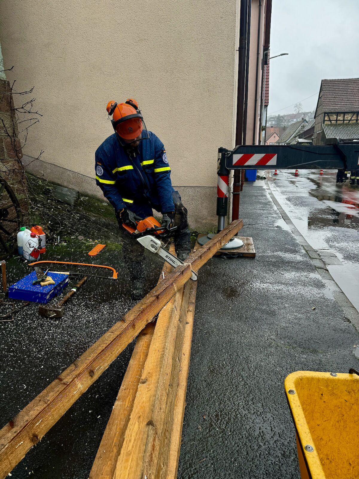 Hangrutsch in Rieneck am Samstag vor Weihnachten fordert die Baulichtorganisationen im Landkreis Main-Spessart