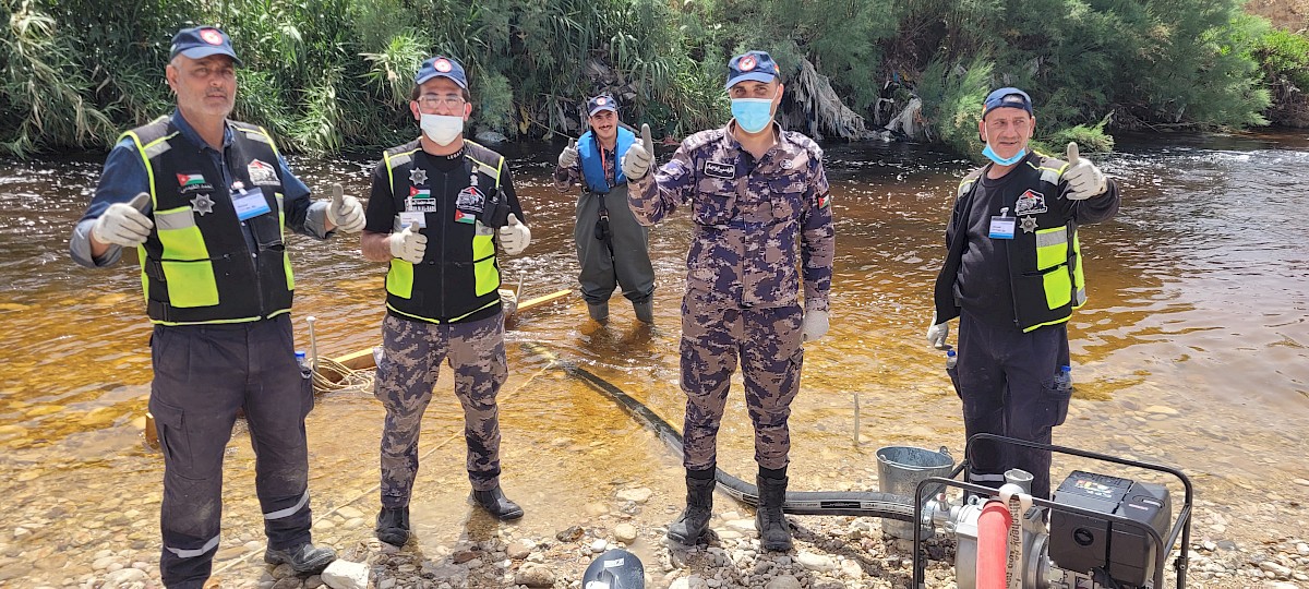 Pump Squad Training in Jordanien