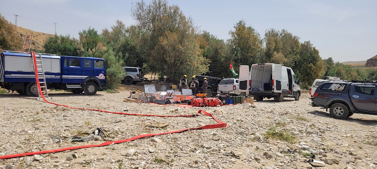 Pump Squad Training in Jordanien