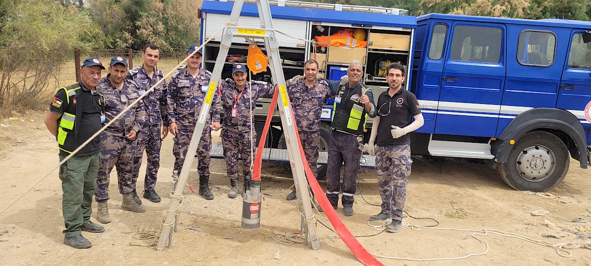 Pump Squad Training in Jordanien