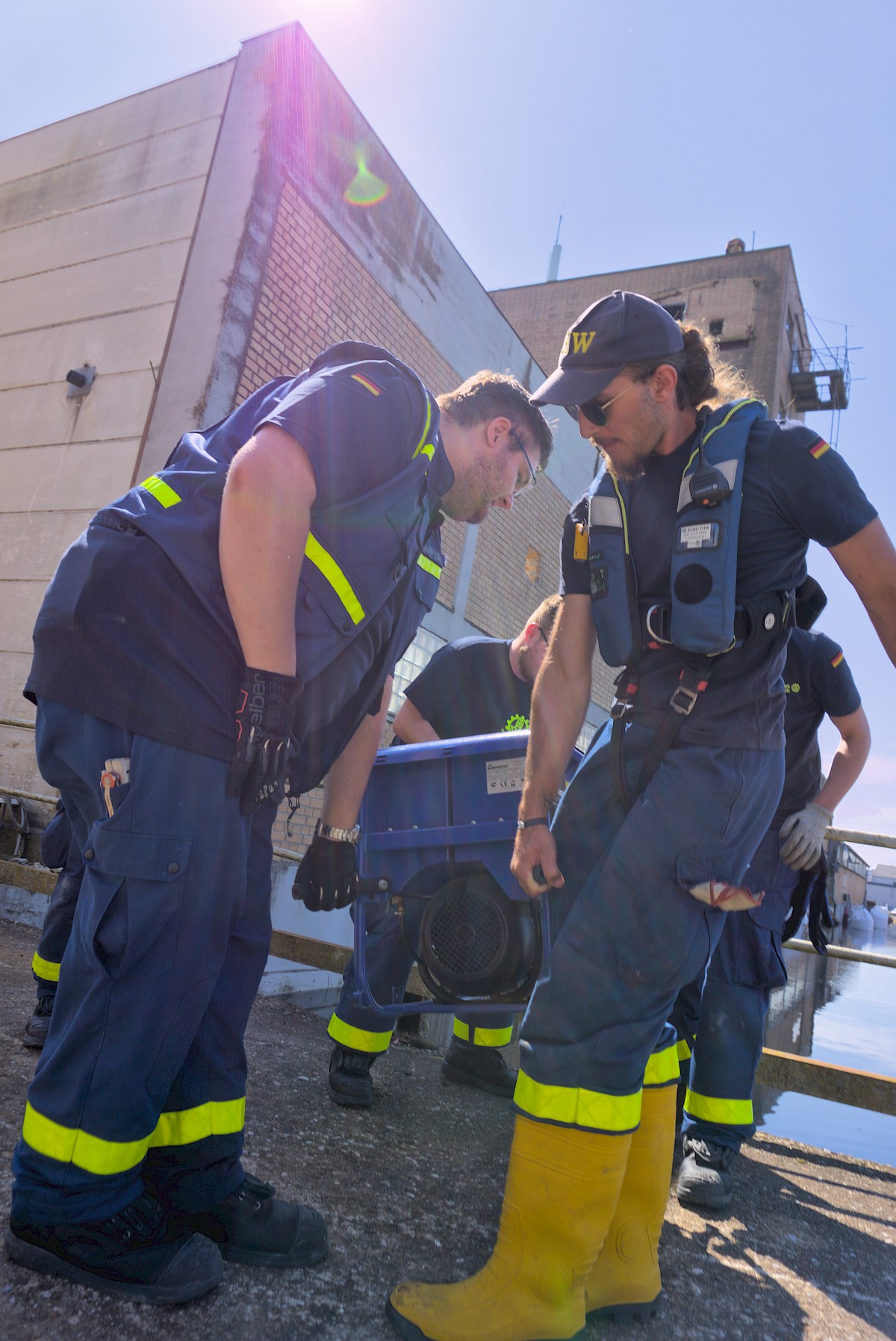 Sturmtief Orinoco fordert die Fachgruppe Wasserschaden/Pumpen in Deggendorf