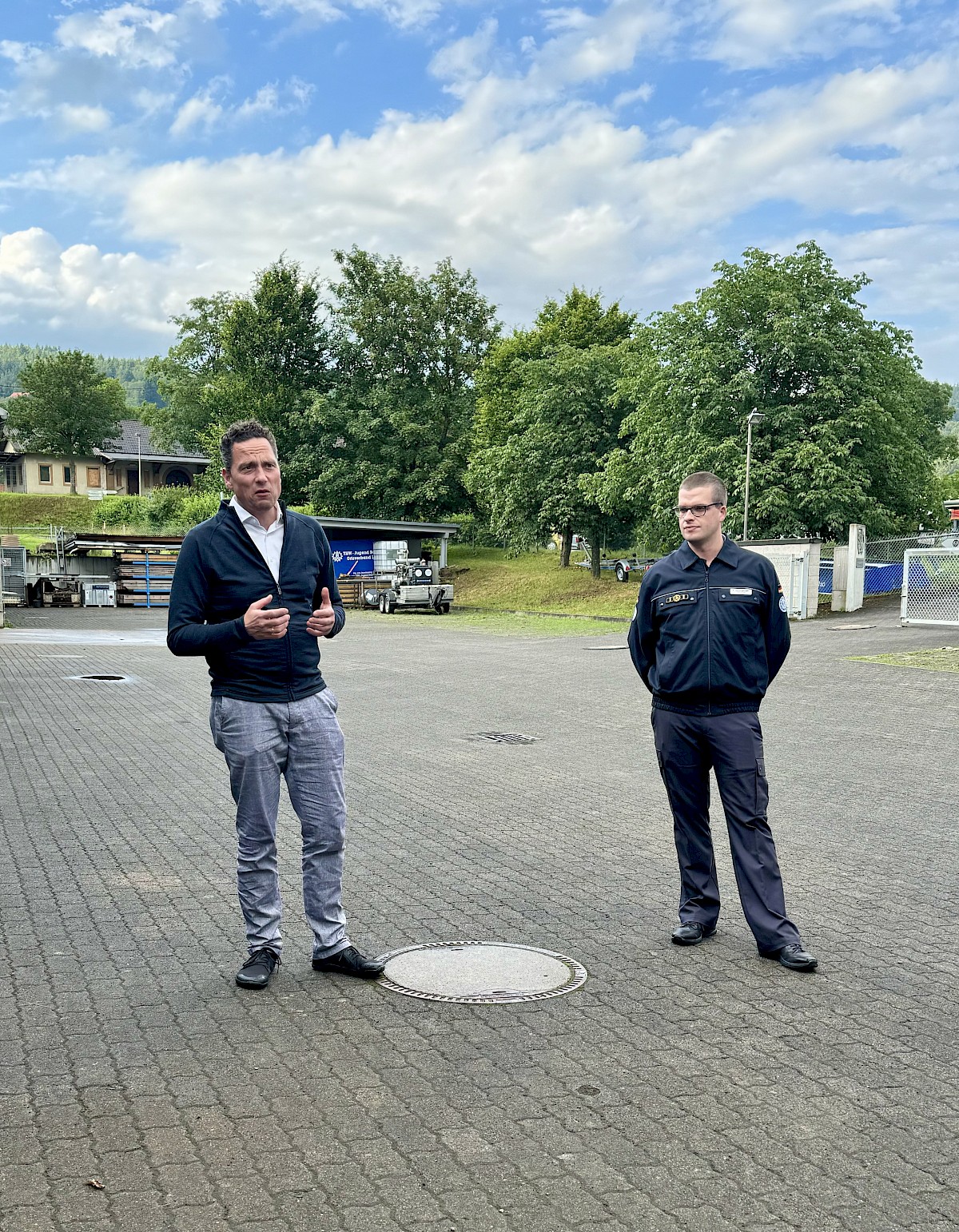 Gemeinsam stark für Lohr – Austausch beim THW