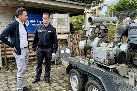 Gemeinsam stark für Lohr – Austausch beim THW