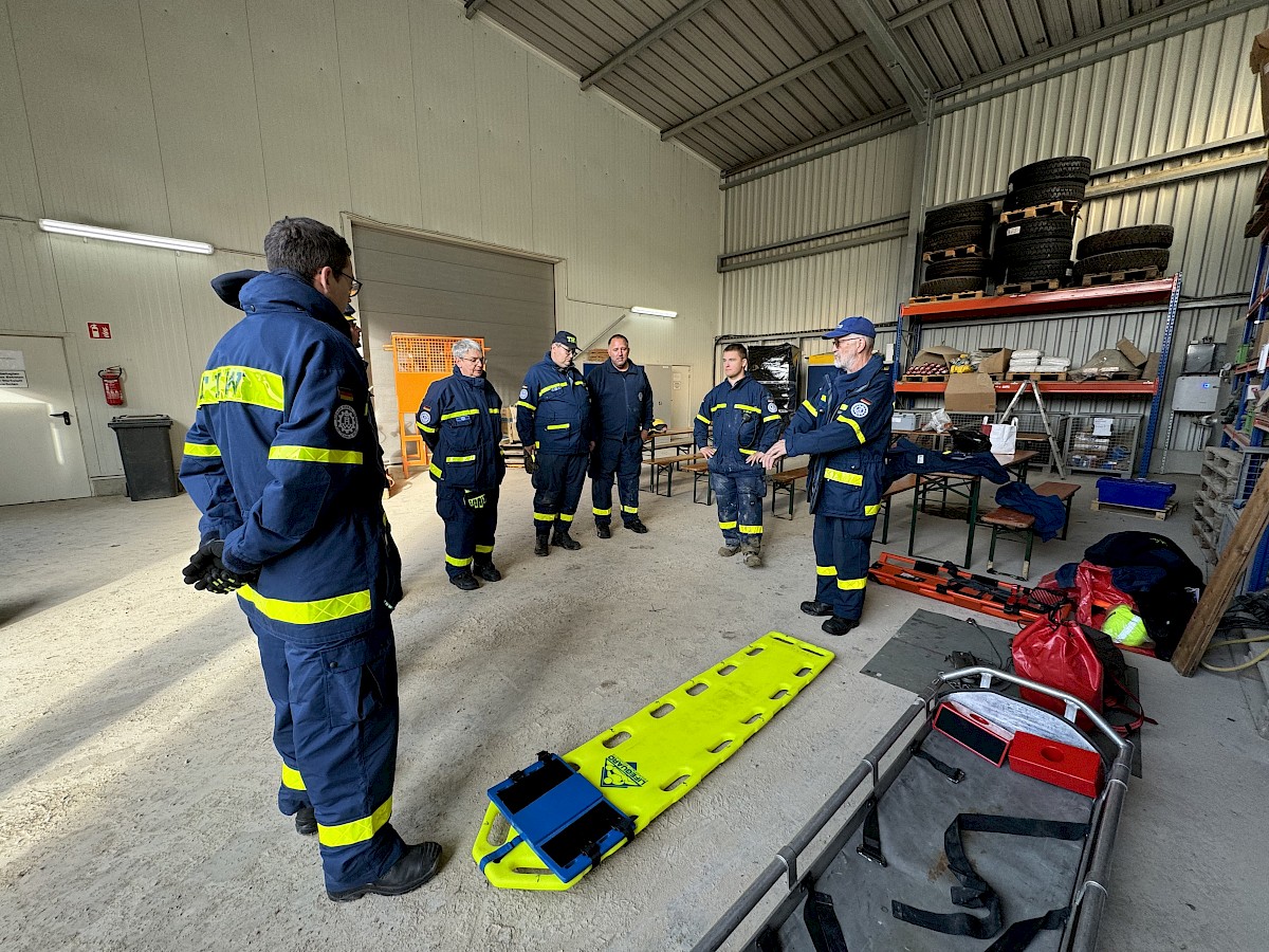 Zweite Quartalsausbildung des Jahres 2024 im THW Lohr