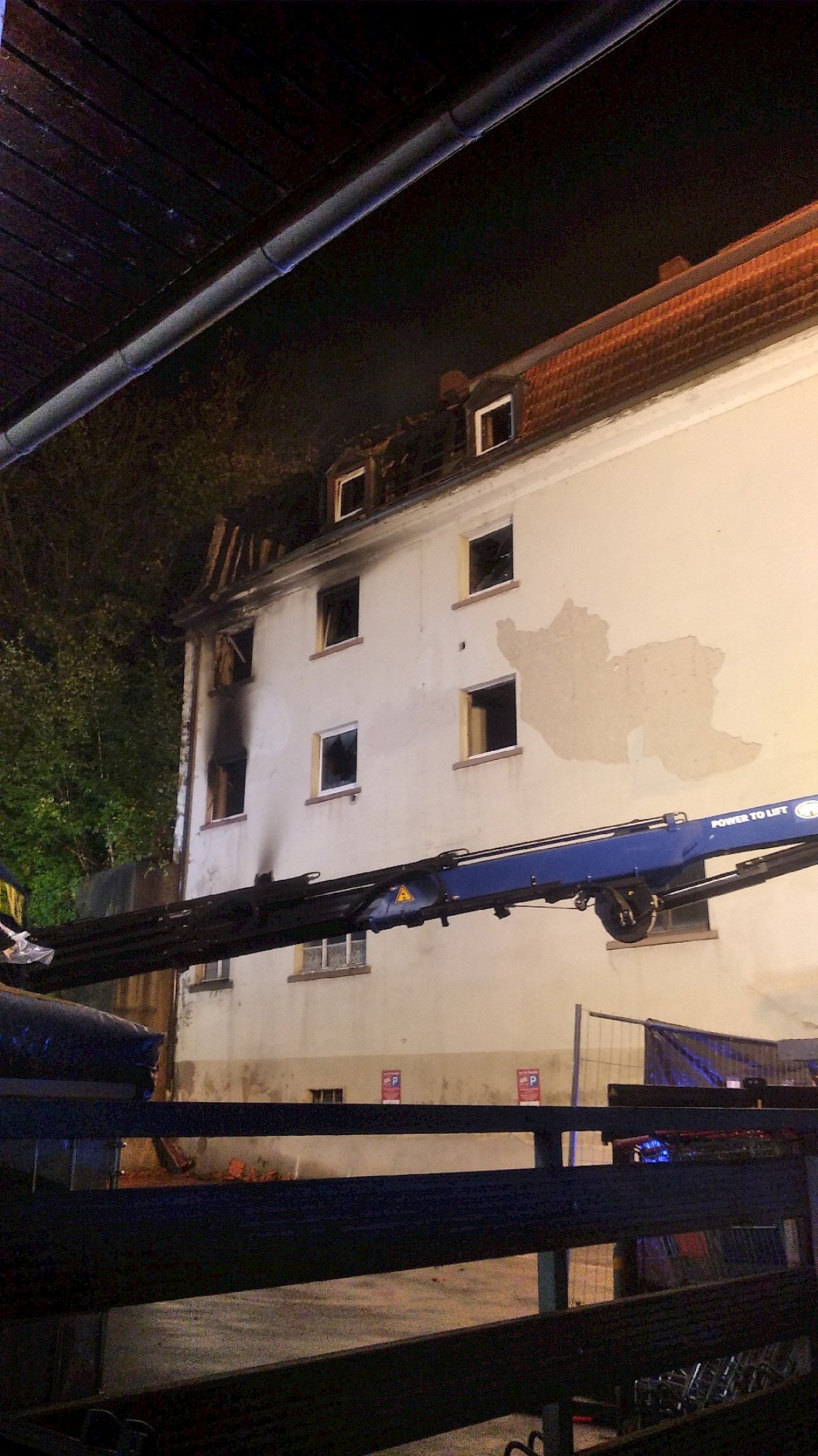 Gebäudebrand in Gemünden