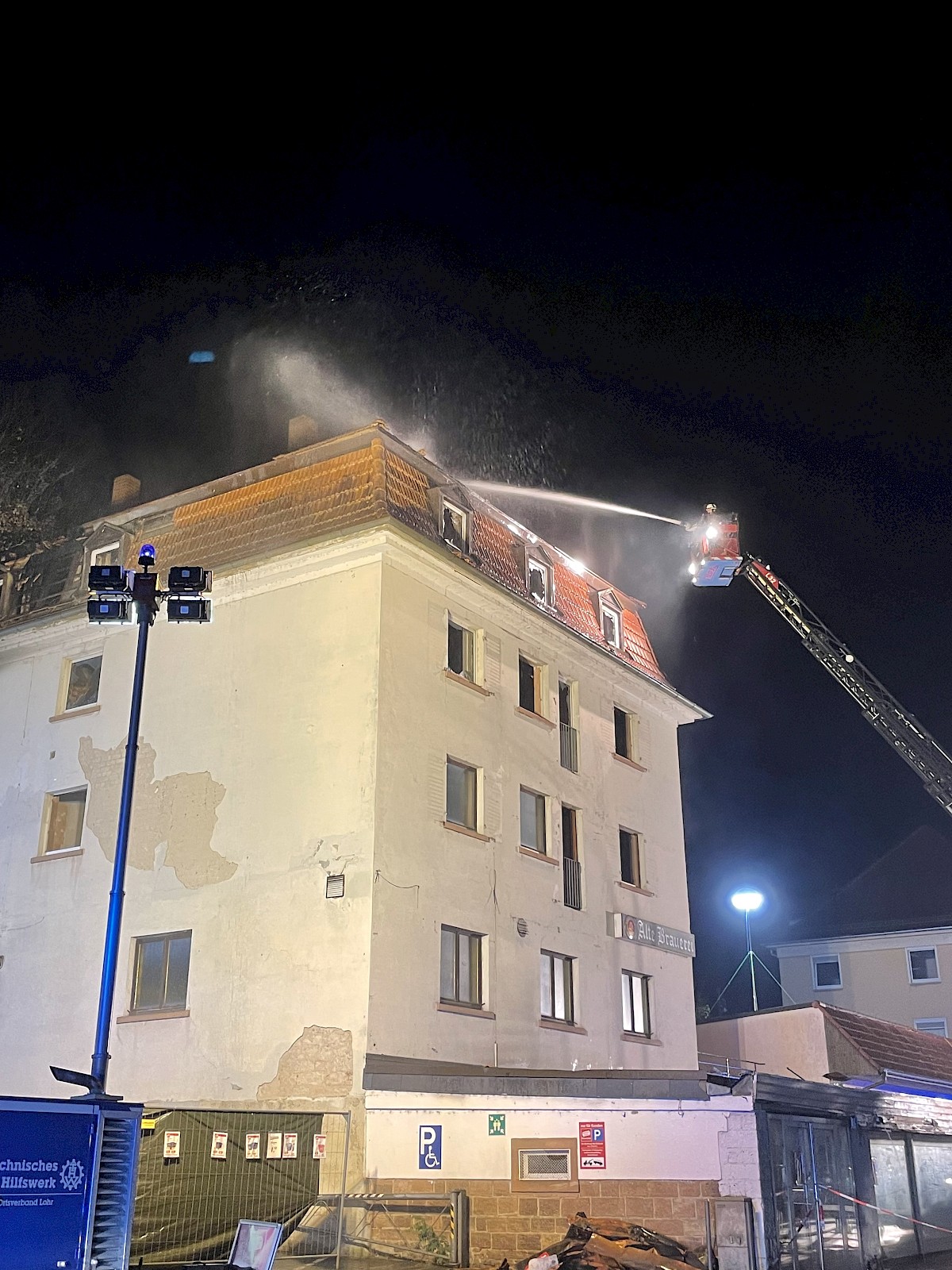 Gebäudebrand in Gemünden