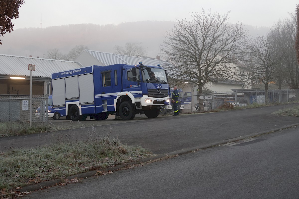 Letzte Quartalsausbildung des Jahres 2024 im THW Lohr