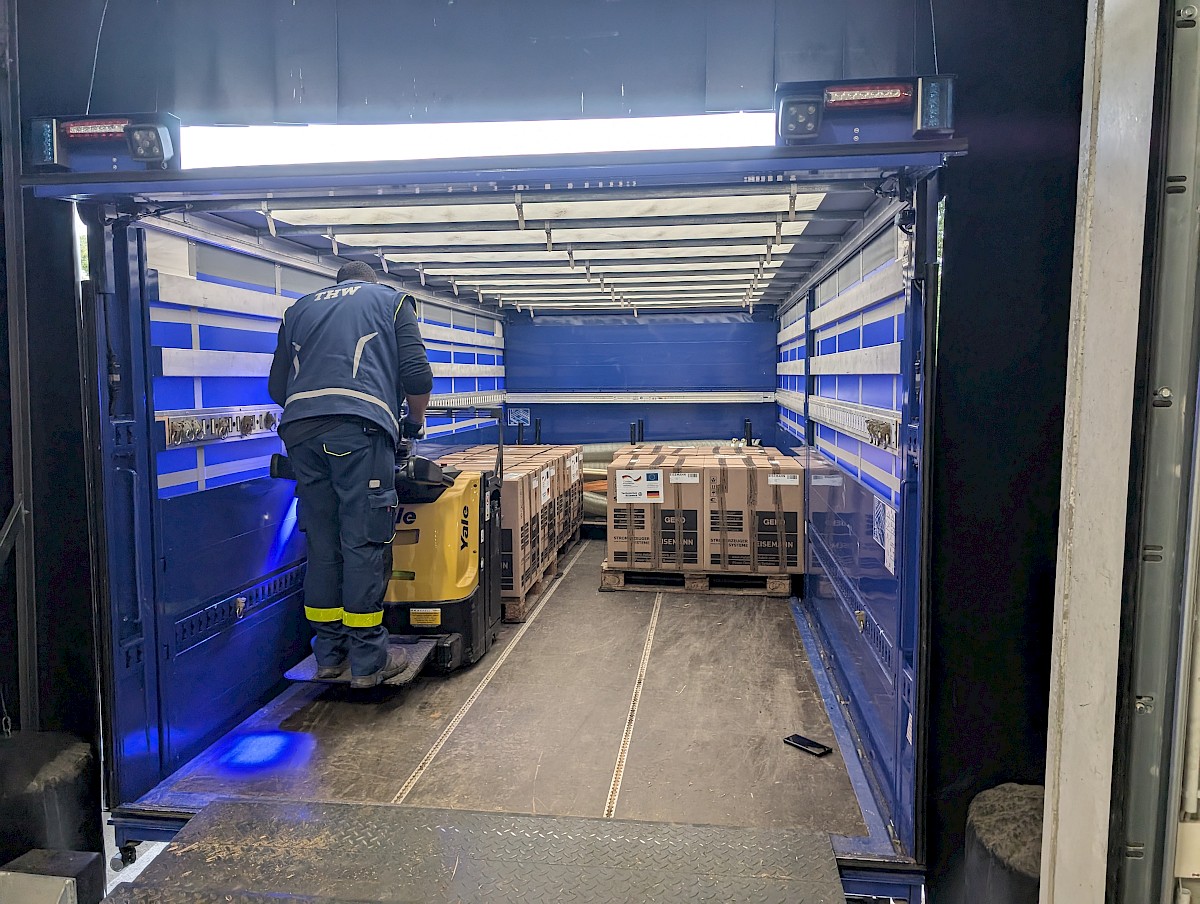 Hilfsgütertransport nach Bosnien und Herzegowina