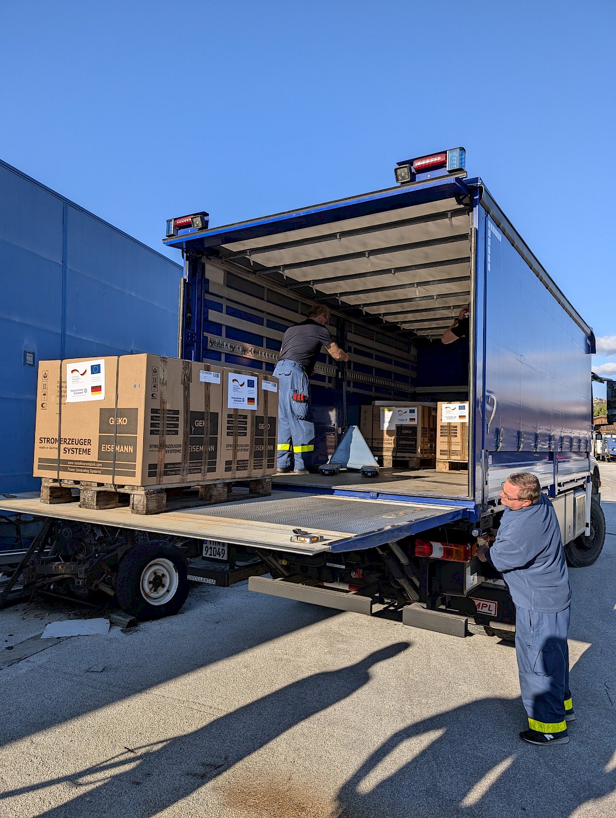 Hilfsgütertransport nach Bosnien und Herzegowina