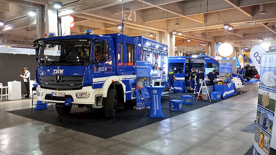 "Das THW Lohr bei der Civil Protect in Bozen"